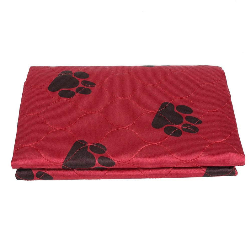 80 * 90Cm Red Reusable Waterproof Dog Changing Pad-Affordable And Durable Pet Pad - PawsPlanet Australia