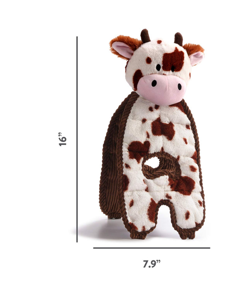 [Australia] - Charming Pet Cuddle Tugs Plush Toy Cow 