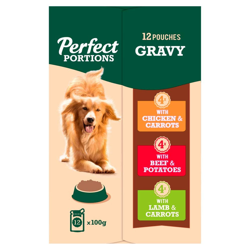 WINALOT Dog Food Pouches Mixed in Gravy, 12 x 100g 1 - PawsPlanet Australia