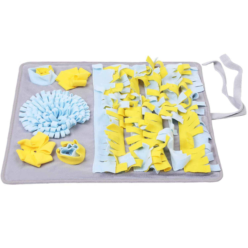[Australia] - Yincimar Snuffle Mat for Pet Small Large Dogs Slow Feeding Pad Puppy Loves Toy Fun Playing Hide Treat Mat for Activity Cat Machine Washable Great for Stress Release 