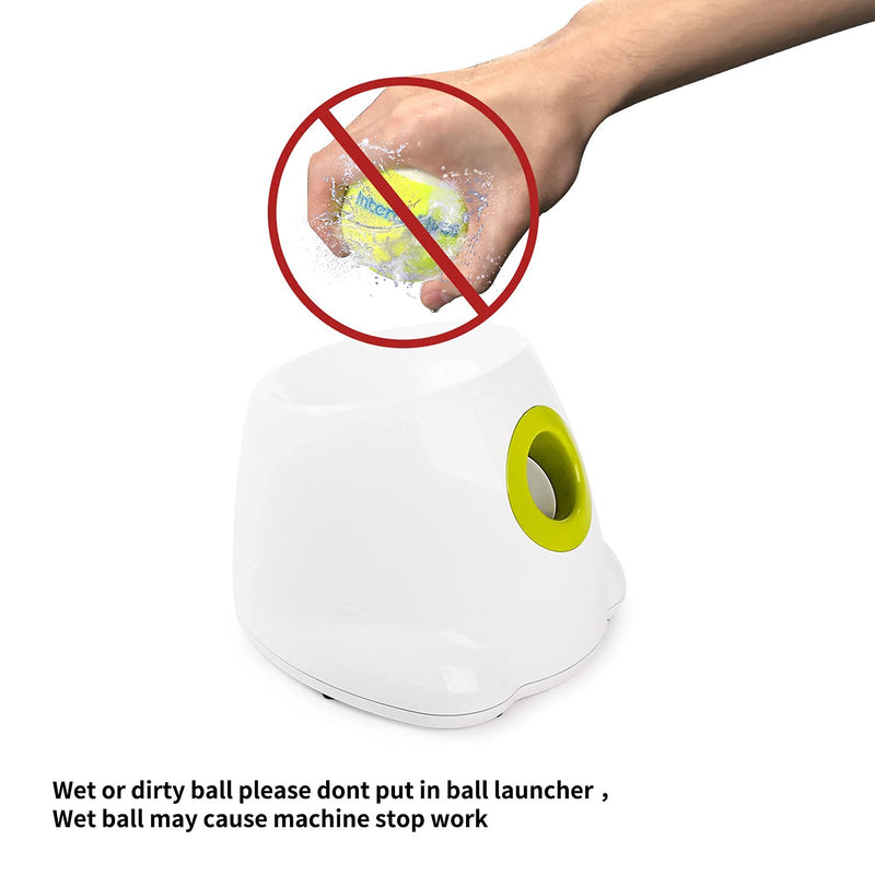 ALL FOR PAWS Dog Interactive Dog Automatic Ball Launcher, Tennis Ball Throwing Machine For Small and Medium Size Dog Training, 3 Balls Included, Mini Version… Hyper Fetch Mini - PawsPlanet Australia