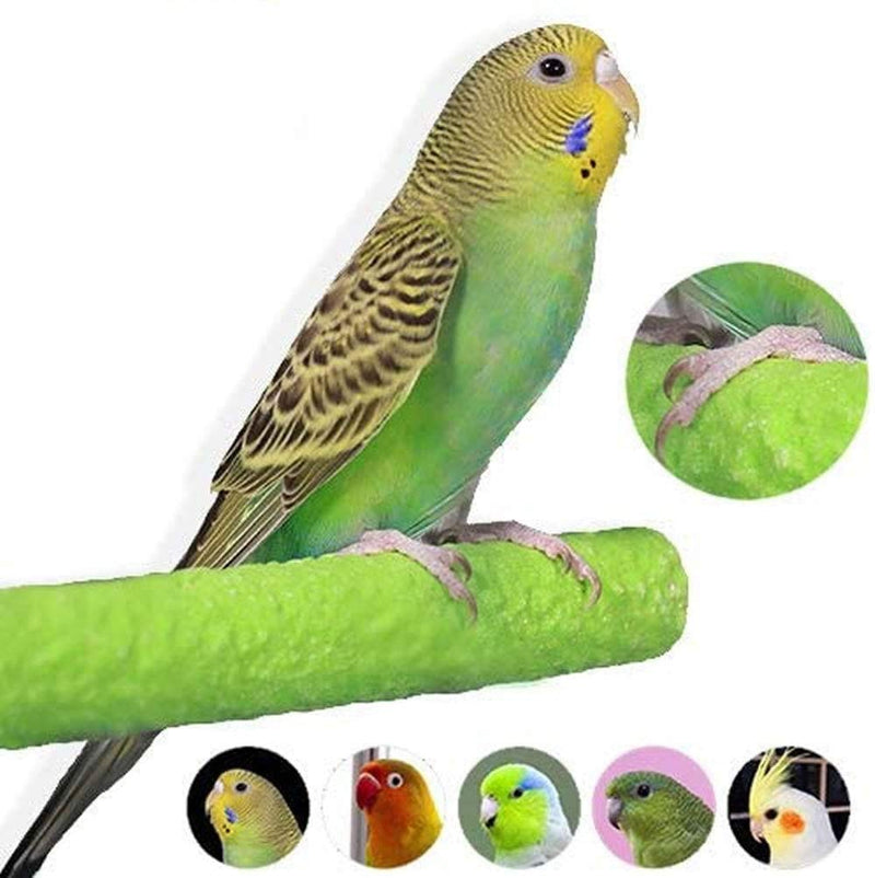 Mrli Pet 7 Pack Bird Cage Perch Toy, Parrot Stand Wood Paw Grinding Stick for Budgies Parakeet Cockatiel Conure - PawsPlanet Australia