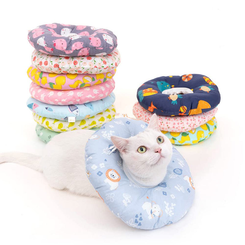 Roysmart Cat Neck Brace, Adjustable Neck Brace Cat Collar Soft, Cat Recovery Collar, Pets Protective Collar Protective Cotton Ring Protective for Cats and Dogs (S) - PawsPlanet Australia