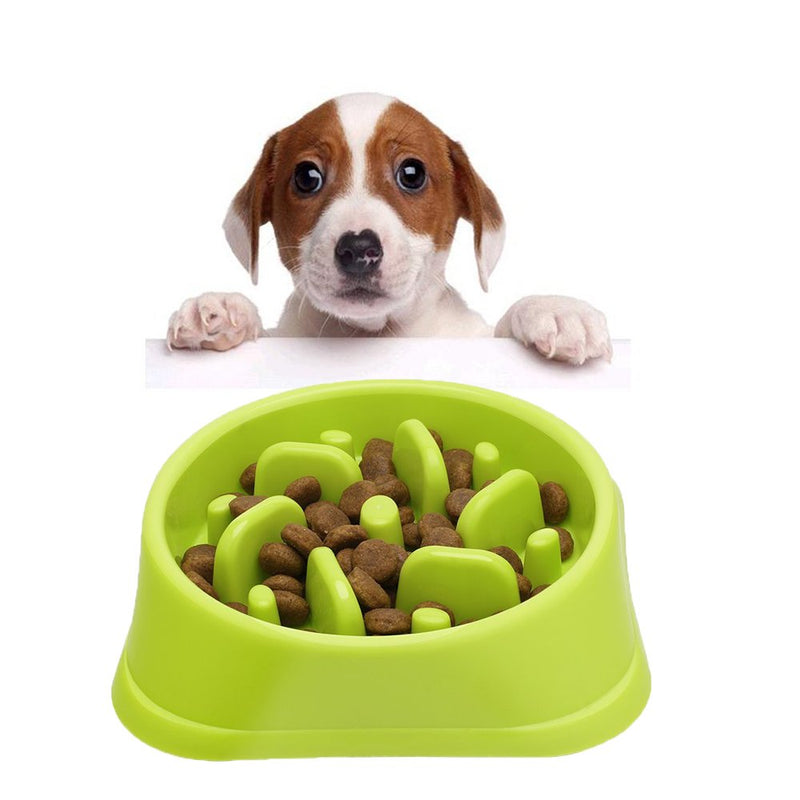 Slow Feed Dog Bowl 8 inch, Slow Eating Preventing Choking Healthy Design Bowl, Dog Food Water Bowl Pet Interactive Fun Feeder Bowl - PawsPlanet Australia