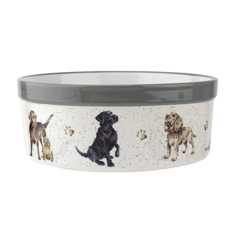 Portmeirion Home & Gifts WN4097-XL Dog Bowl, Ceramic, Multi Coloured - PawsPlanet Australia