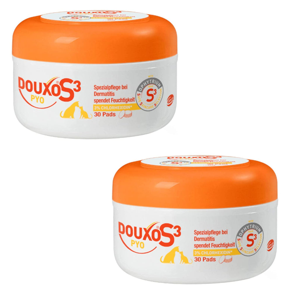 CEVA Douxo S3 Pyo Pads - double pack - 2 x 30 PCS - PawsPlanet Australia