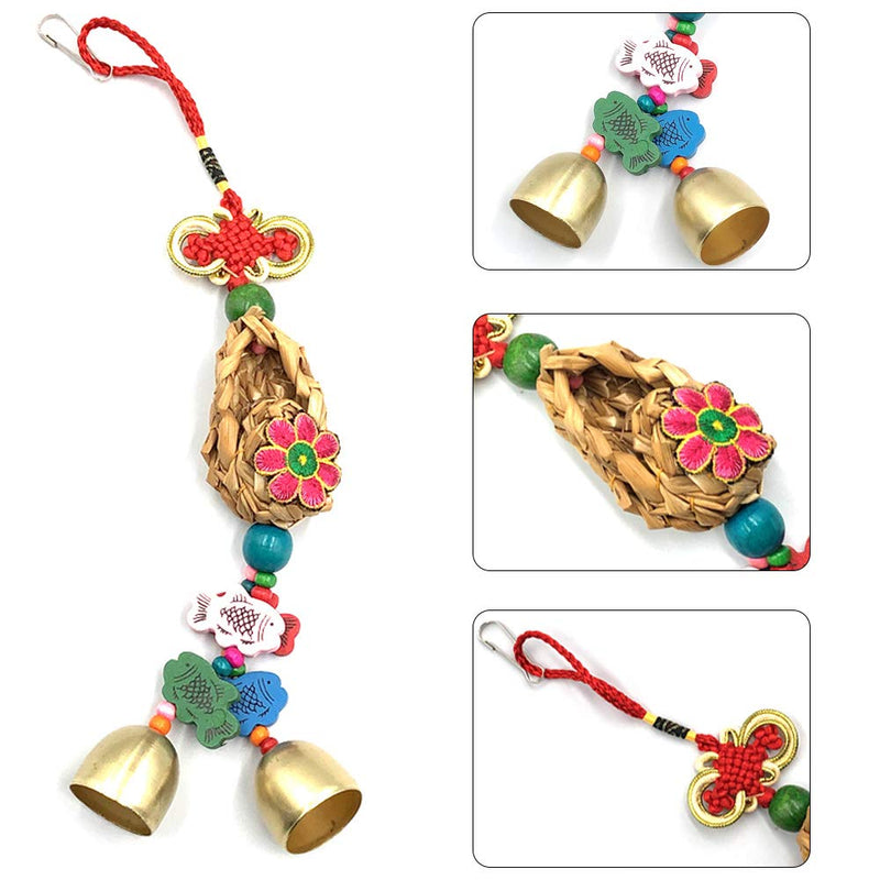 [Australia] - Worbee Parrot Bell Toy Bird Parrot Toys Hanging Bell Pet Bird Cage Hammock Swing Toy Hanging Toy for Small Parakeets Cockatiels, Conures, Macaws, Parrots, Love Birds, Finches A 