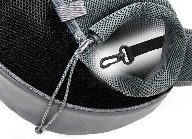 Kucehiup Dog Sling Carrier for Small Dogs Cat Carrier Breathable Mesh Hand-Free Bag(Fits Approximately 3 lbs to 6 lb Pets) Black - PawsPlanet Australia