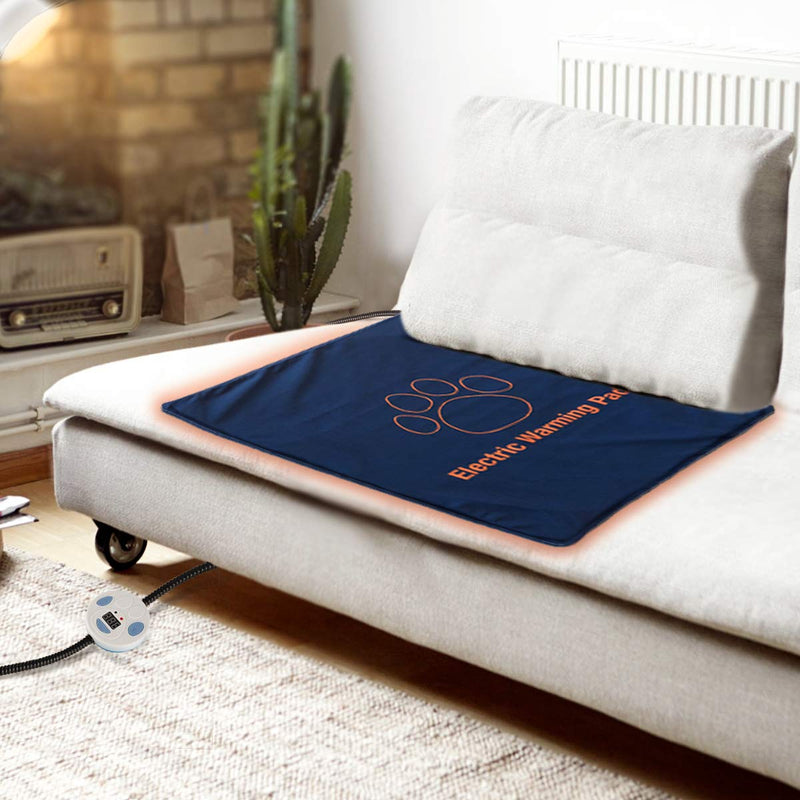 [Australia] - LESYPET Pet Heating Pad, Indoor Warming Pad Electric Heated Mat for Dogs Cats Bed Warmer 24" x 18" 
