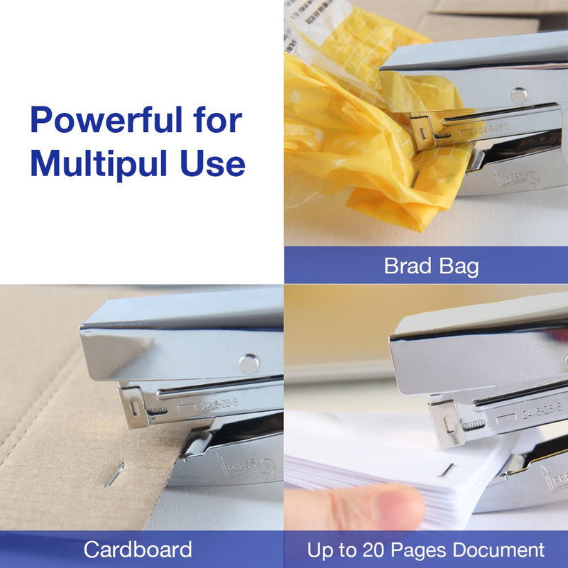 Stapler Metal Stapler with 1000 Staples and Remover Spider Monkey Set 20 Sheets Capacity Full Office Size Stapler - PawsPlanet Australia