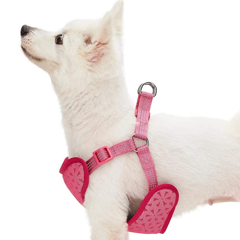 Umi. Essential Reflective Garden Flower Dog Harness Vest, Pink, Small, Adjustable Harnesses for Dogs - PawsPlanet Australia