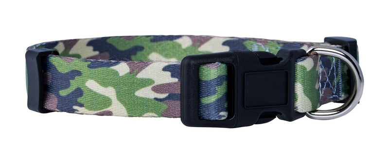 [Australia] - Native Pup Camo Dog Collar - Green, Blue, Pink, Orange, Desert Camouflage Dog Collars Large 