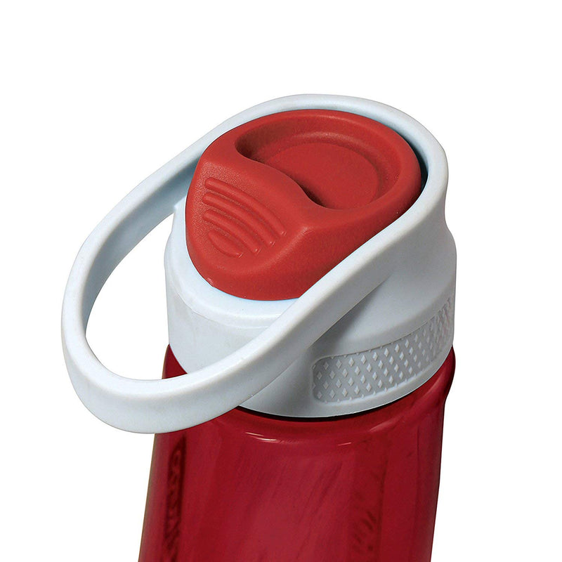 [Australia] - Kurgo Gourd 2 in 1 Dog Travel Water Bottle & Water Dispenser | Pet Water Bottle | Portable Water Dish for Dogs | Dog Travel Accessories | Detachable Bowl | PVC/BPA Free | Dishwasher Safe | Holds 24 OZ Barn Red 