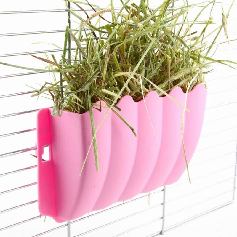 Balacoo 2Pcs Bunny Hay Feeder Guinea Pig Hay Holder Less Wasted Hay Rack Manger Rabbit Food Dispenser for Small Pets Guinea Pig Rabbit Chinchilla - PawsPlanet Australia