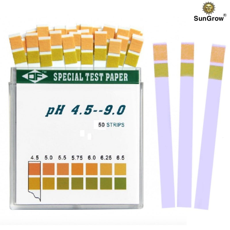 [Australia] - SunGrow pH Test Kit for Betta Tanks, 3.5 Inches, pH Paper Strips for Freshwater and Saltwater Aquarium, No Assembly Required, Simply Dip and Read, 50 Strips 