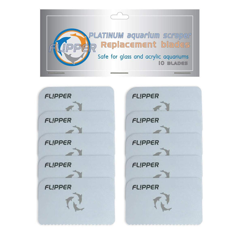 [Australia] - FL!PPER Flipper Platinum Algae Scraper Replacement Blade Cards - 10 Pack 