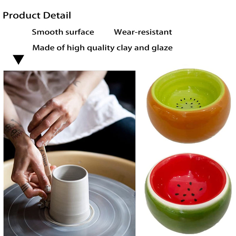 Hamiledyi Hamster Bowl,Ceramic Food Water Feeding Dish for Guinea Pigs Gerbil Mouse Rat Chinchilla Hedgehog Sugar Glider - PawsPlanet Australia