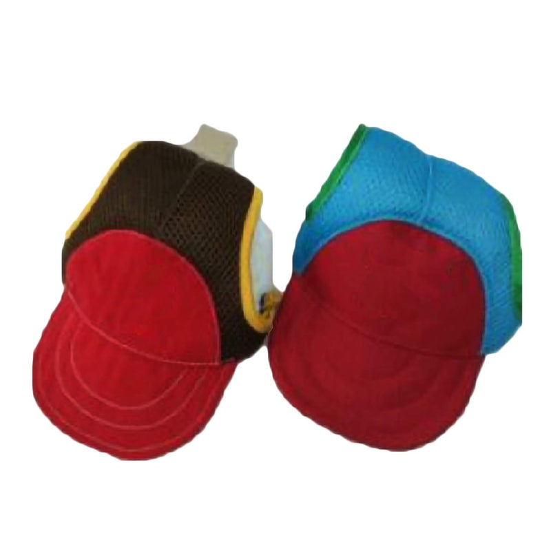 Dog Cap - Red and Blue Cap for Dogs - PawsPlanet Australia