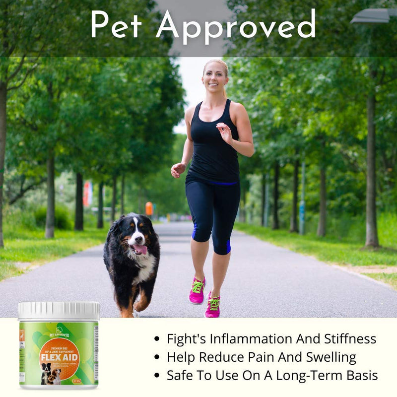 Dog Joint Supplements Glucosamine for Dogs - Provide Natural Dog Joint Pain Relief for Active Dogs Promote Dog Health by Providing Regular Dog Joint Care with Dog Supplements Powder Formula 102 Grams - PawsPlanet Australia