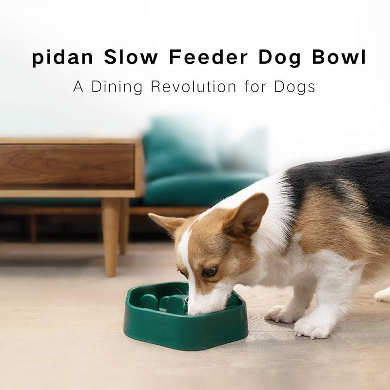 [Australia] - pidan Dog Bowls Slow Feeder Large Dog Food Bowl Stop Gulping ABS Non-Slip ABS Plastic for Safe Use 