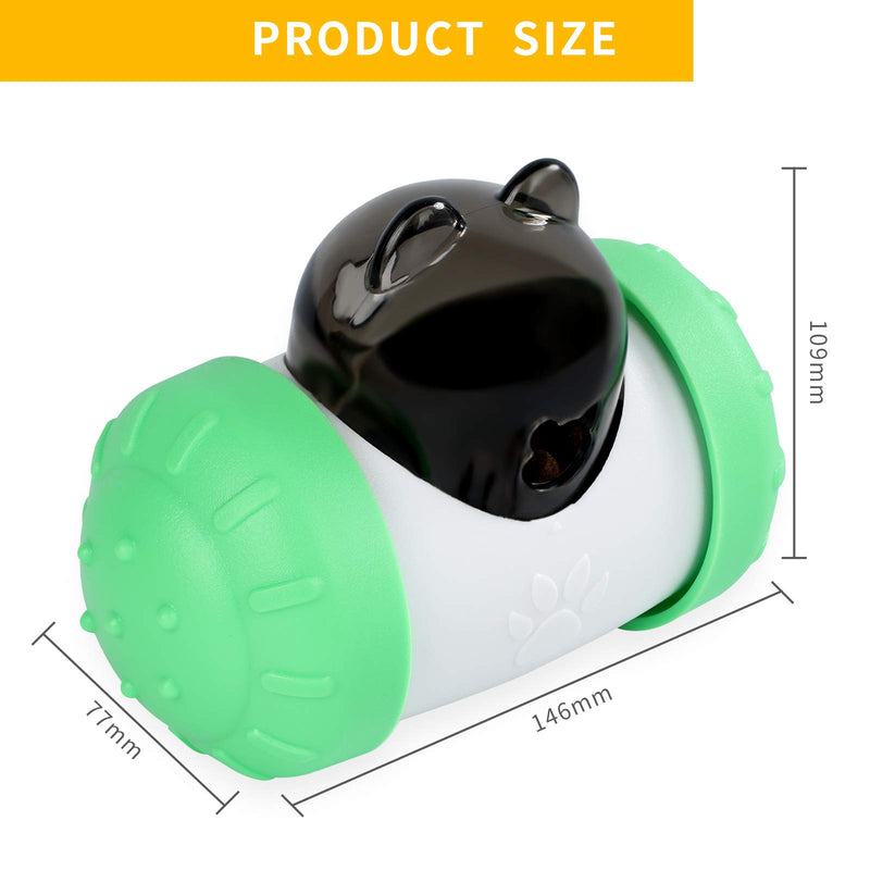 Dog Treat Dispenser Toy Interactive，Puppy Supplies Slow Feeder for Large Breed, Puppy, Small Medium Dog Playing,Improves Digestion, Stronger Dog-Pet Parent Relationship, (Green) Green - PawsPlanet Australia