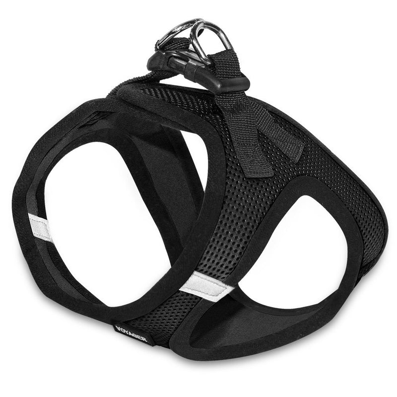 Voyager Step-in Air Dog Harness - All Weather Mesh Step in Vest Harness for Small and Medium Dogs by Best Pet Supplies L (Chest: 18 - 21") 1Black Base - PawsPlanet Australia