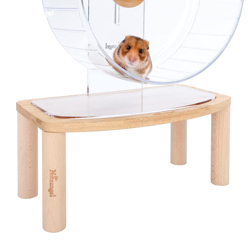 Niteangel Stable Hamster Wheel Platform: - Fits Super-Silent Hamster Wheel | Acrylic Wheel | Wooden Wheel | Cloud Series Hamster Wheel Medium - PawsPlanet Australia