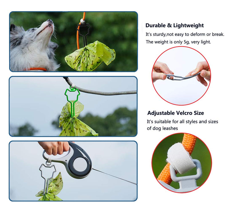 IDOLPET Dog Poop Bag Dispenser for Leash Stylish Dog Waste Bag Holder Container Hands Free Used Waste Bag Carrier Holder for Leash Zippered Pouch Waste Bag Dispenser Leash Attachment (Green Stripes)… Green Stripes - PawsPlanet Australia