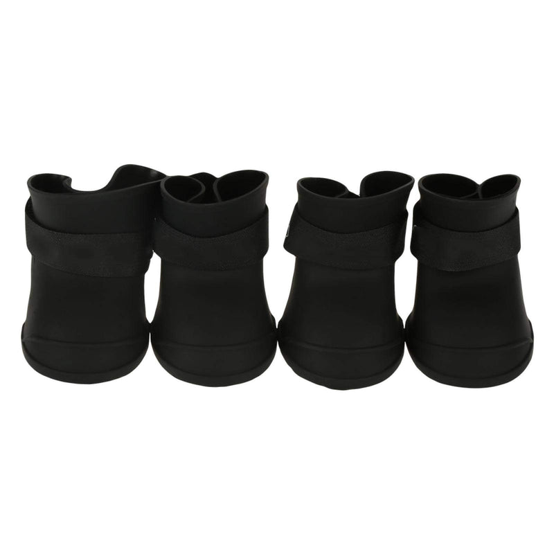 Yosoo Health Gear Waterproof Pet Boots, Dog Paw Protection Rain Snow Dog Shoes, Anti-Slip Silicone Dog Boots for Small Medium Dogs Cats Puppy(Black-L) Black-L - PawsPlanet Australia
