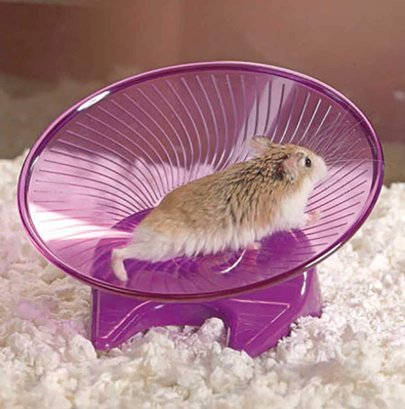Ware Manufacturing Flying Saucer Exercise Wheel for Small Pets, 5-Inch - Colors May Vary Original Version - PawsPlanet Australia