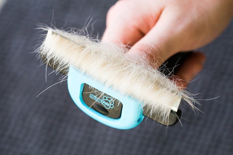 Pet Grooming Dog & Cat Brush For Shedding, Effective for Long & Short Hair Pet Grooming Tool, Reduces Dogs and Cats Shedding Hair By More Than 95%, The Professional Deshedding Tool - PawsPlanet Australia