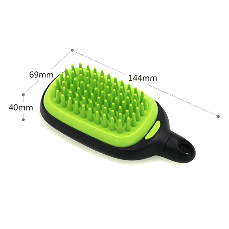 XLKJ 3 in 1 Pet Grooming Brush Set,Massage Bath Brush Air Cushion Brush Flocking Brush Kit,Dogs Cats Puppy Pet Combs for Short & Long Hair Massaging Bathing - PawsPlanet Australia