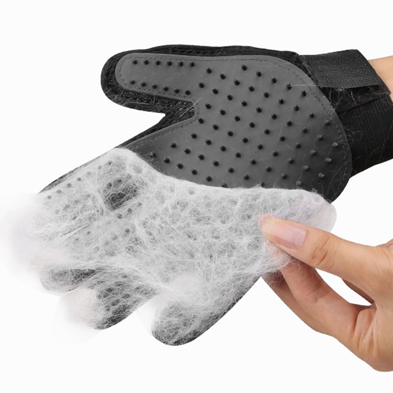 LABUYI 1 piece cat glove, cat brush glove, cat gloves, grooming glove, cat grooming glove, cat glove, cat glove, for dogs, cats, short hair, long hair (right hand) - PawsPlanet Australia