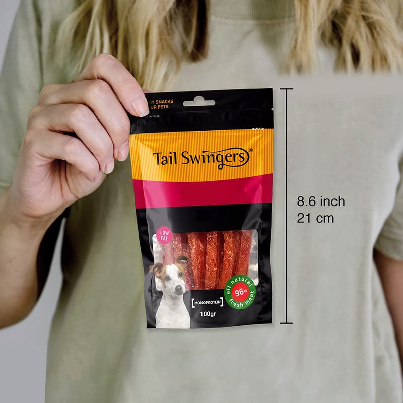 Tailswingers Treats - Dogs - Healthy Snacks - Perfect for Training - No Sugar (Duck Sticks 400gr) Duck Sticks 400gr - PawsPlanet Australia