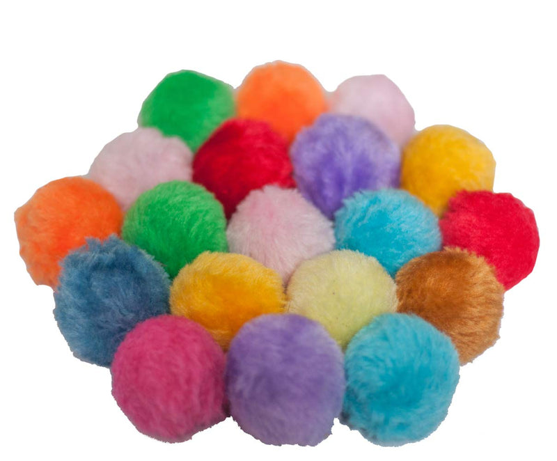 Fashion's Talk Cat Toys Furry Rattle Ball for Kitty 6-Pack - PawsPlanet Australia