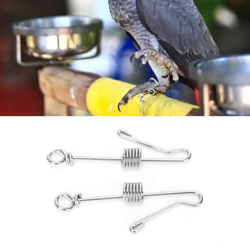 AMONIDA Small Parrots Foot Buckle Moving Parrots Leg Buckle Parrots Leg Buckle, Small Parrots Foot Ring Parrots Foot Buckle, for Pet Parrots(Increase) - PawsPlanet Australia