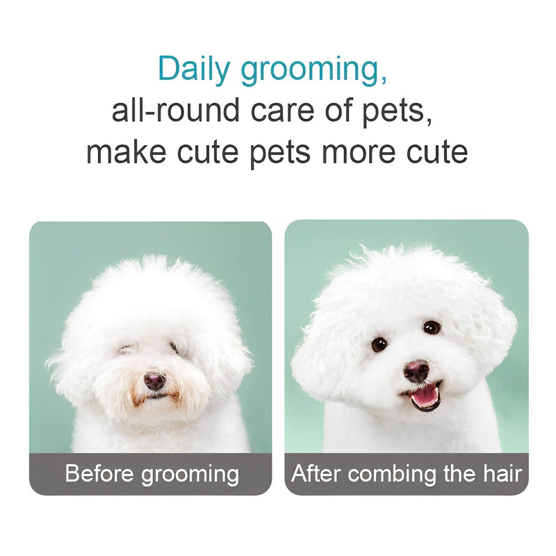 Flea comb for dogs and cats, professional dog combs, pet comb for removing fleas, lice comb, dust comb with rounded metal teeth for gentle care - PawsPlanet Australia