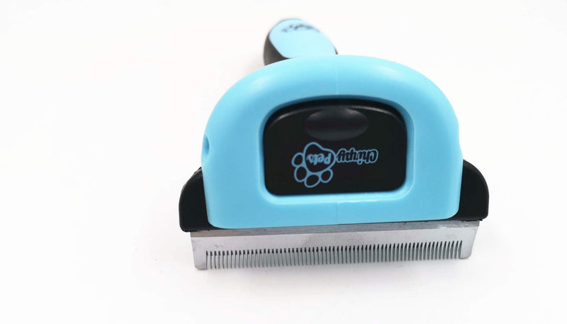 Chirpy Pets Dog & Cat Brush for Shedding Small Size, Best Hair Pet Grooming Tool, Reduces Dogs and Cats Shedding Hair by More Than 90%, The Deshedding Tool Small Size - PawsPlanet Australia