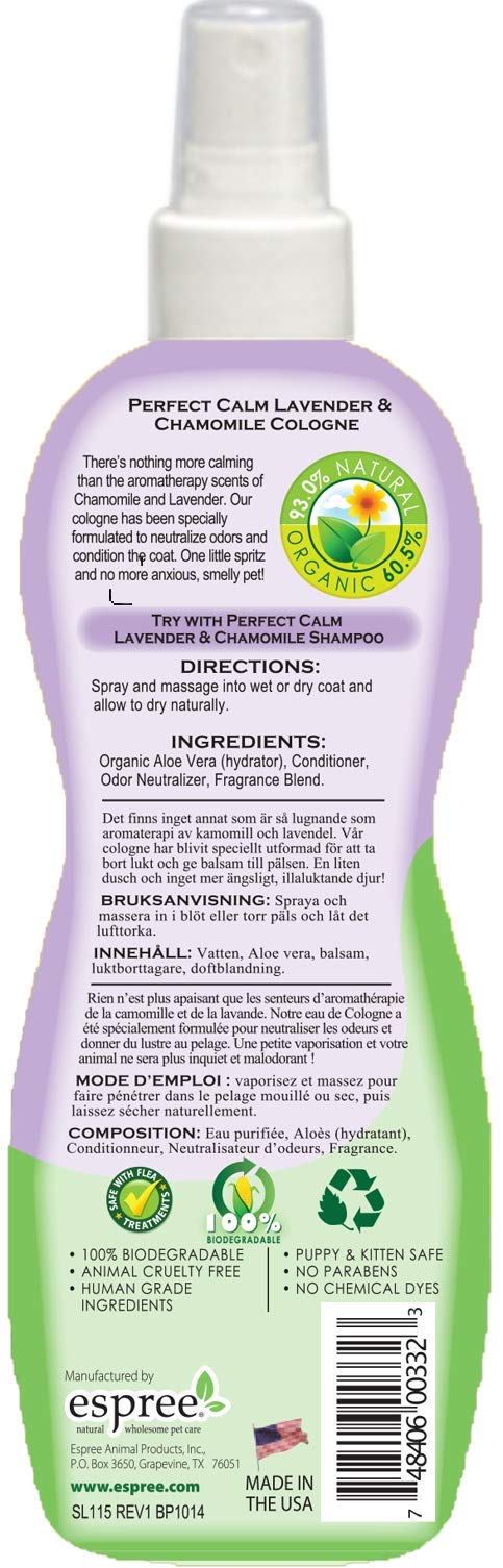 Espree Perfect Calm Lavender & Chamomile for Dogs Cologne - PawsPlanet Australia