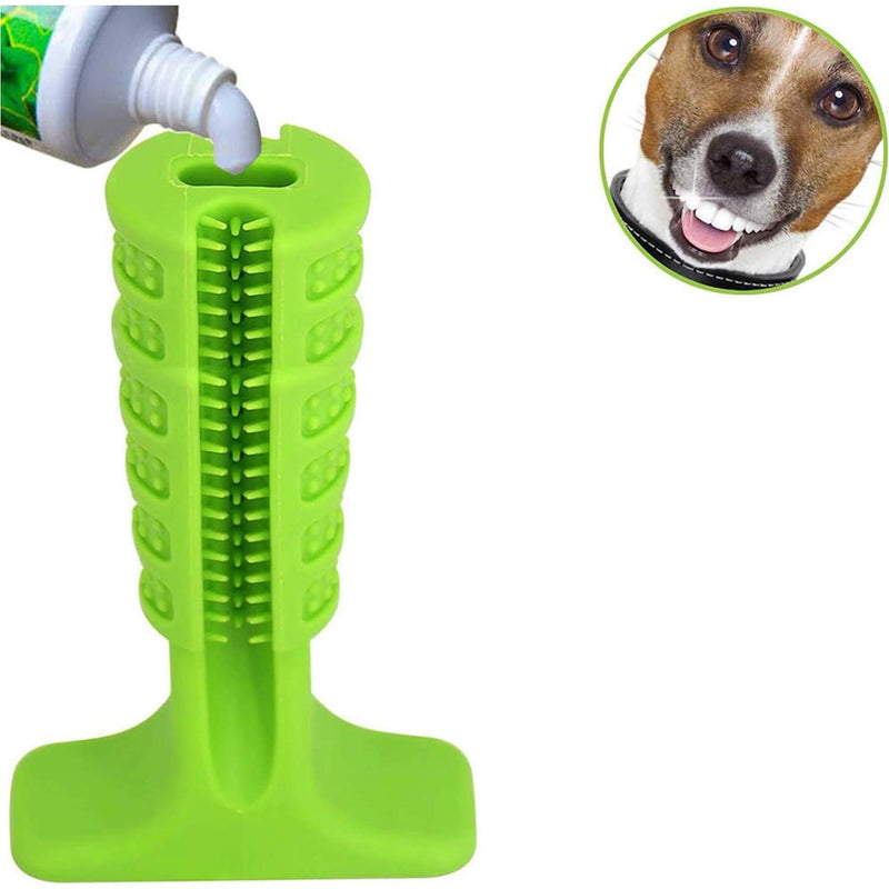 Dog Teeth Cleaning Toys Dog Chew Toothbrush - Natural Rubber Bite Resistant Chew Toys for Small, Medium, Large Dogs Pets Chewers. It's All for The Happiness of Our Little Friend 5-25lbs - PawsPlanet Australia