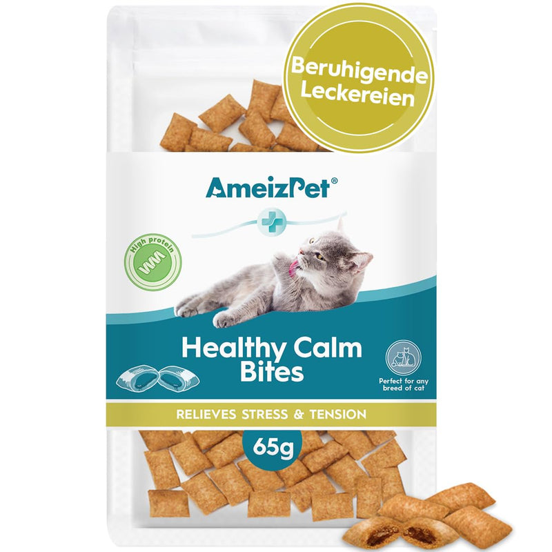 AmeizPet Cat Treats Calming for Cats - Healthy Calm Treats for Cats 65 g (2.3 oz) Healthy Calm - PawsPlanet Australia