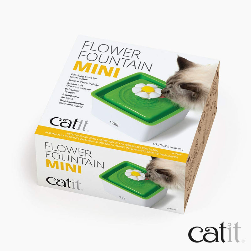 Catit Mini Flower Foutain for Kittens/Small Cats - PawsPlanet Australia