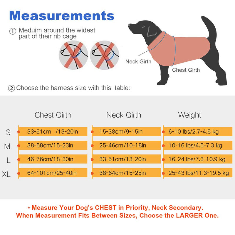 [Australia] - AIR Dog Harness Leash Set, Puppy Leash Harness, No-Choke Dog Harness, Mesh Dog Harness, Comfortable Dog Harness, Plus 4 ft Reflective Dog Leash with Padded Handle S(Neck 9-15 in, Chest 13-20 in) Rose 