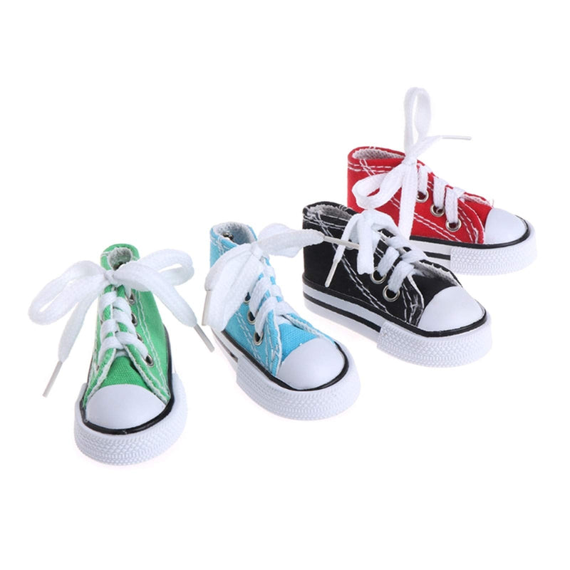 Symphonyw Mini Sneakers Toy for Birds,5 Pcs Mini Sneaker Bird Toy Parrot Craft Cage Craft Toys for Small Dog Cat Pet Cockatiel African Grey Cockatoo - PawsPlanet Australia