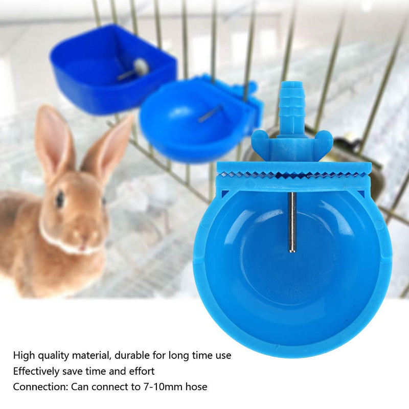 10PCS Automatic Animal Drinker Waterer Cup, Water Feeding Bowl Farm Cage Accessories Supplies for Rodent Animal - PawsPlanet Australia