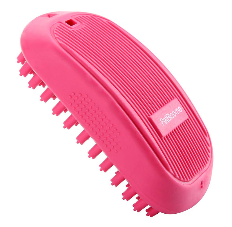 [Australia] - Dog Bath Brush, Grooming Brush and Massager for Pets - Dog Deshedding Brush Gently Removes Loose Hair - Shampoo Brush for Dogs - Best Dog Owner Gifts for Short, Medium and Long haired Dogs. 