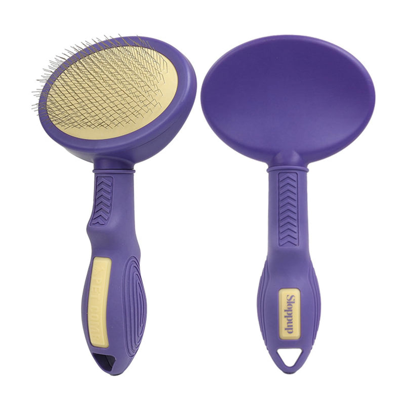 Pet dog brush, cat brush, Eiflayn 1 piece pet brush, pet self-cleaning plucking brush removes undercoat, hair remover pet brush for long-haired, short-haired dogs and cats - PawsPlanet Australia