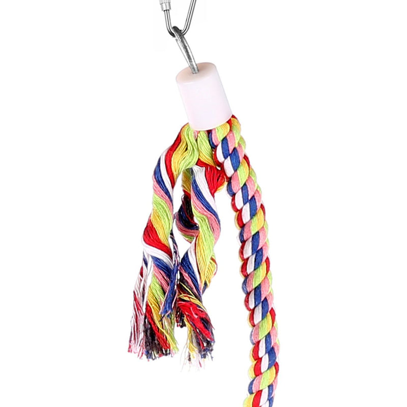[Australia] - Bvanki Bird Toys,94 inch Long Parrot Bungees Rope Toys, Large Medium and Small Parrot Toys Spiral Standing Toys Middle 49 inches 