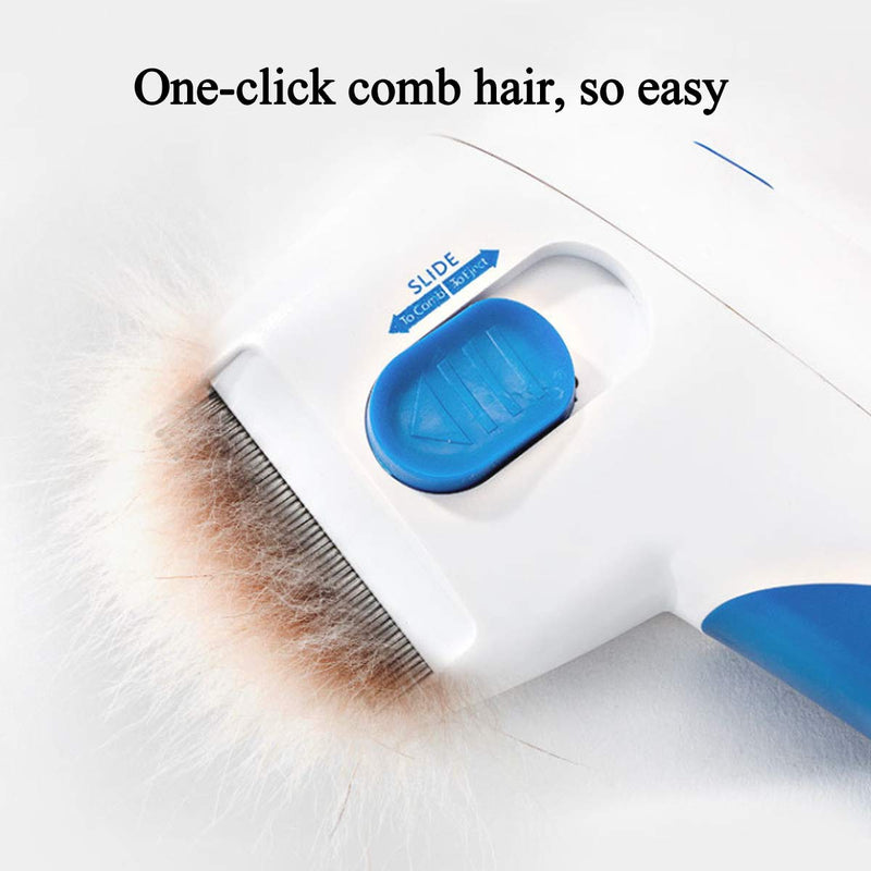 LQRLY Electric Flea Comb for Pet, Fleas Removal Tool Electric Brush Comb for Dogs Cats CSZ - PawsPlanet Australia