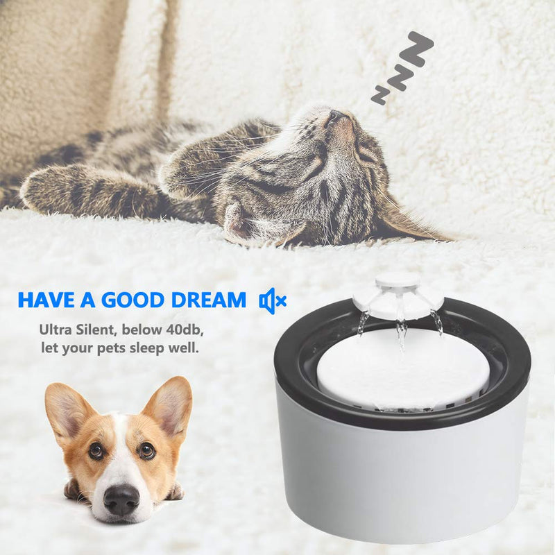 [Australia] - PESDA Cat Water Fountain,100oz/3L Dog Water Fountain, Ultra Quiet Automatic Drinking Water Fountain for Cats,Dogs,Other Pets 